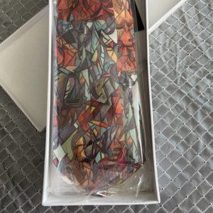 Silk necktide inspired on Barbara Bilotta's paintings